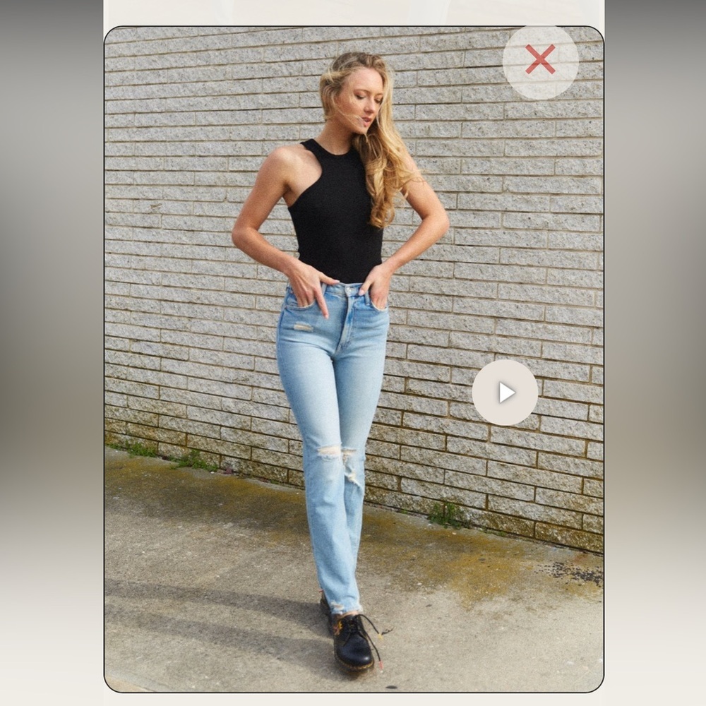Mother Denim High Waisted Rider Skimp in The Confession Size 26 82 - Picture 3 of 16